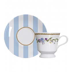 Xicara Avulsa Para Cha Capri Floral Chic
